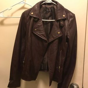 Victoria secret leather jacket